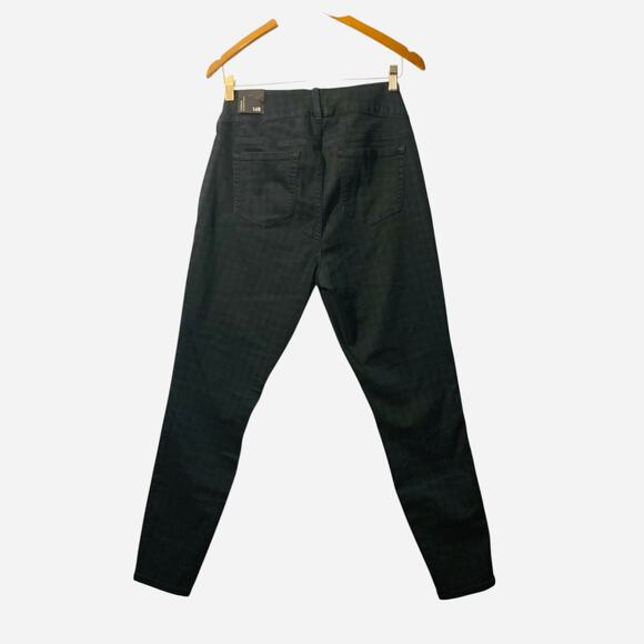 Torrid Denim Jegging  Moto Zip Plaid 14r - Picture 3 of 12